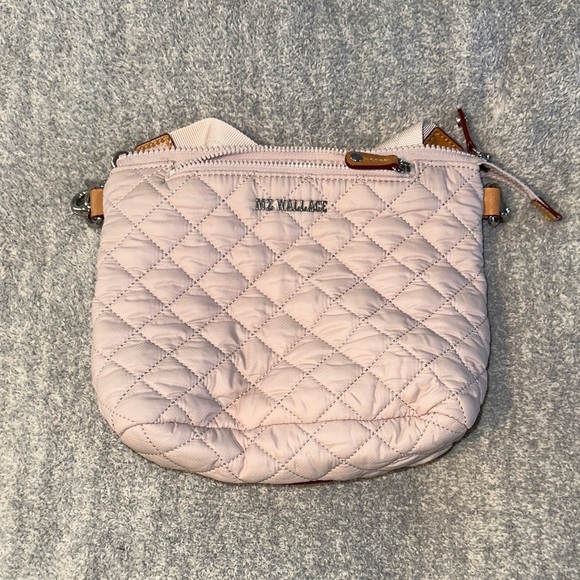 MZ Wallace Blush Quilted Crossbody Bag - Picture 1 of 6